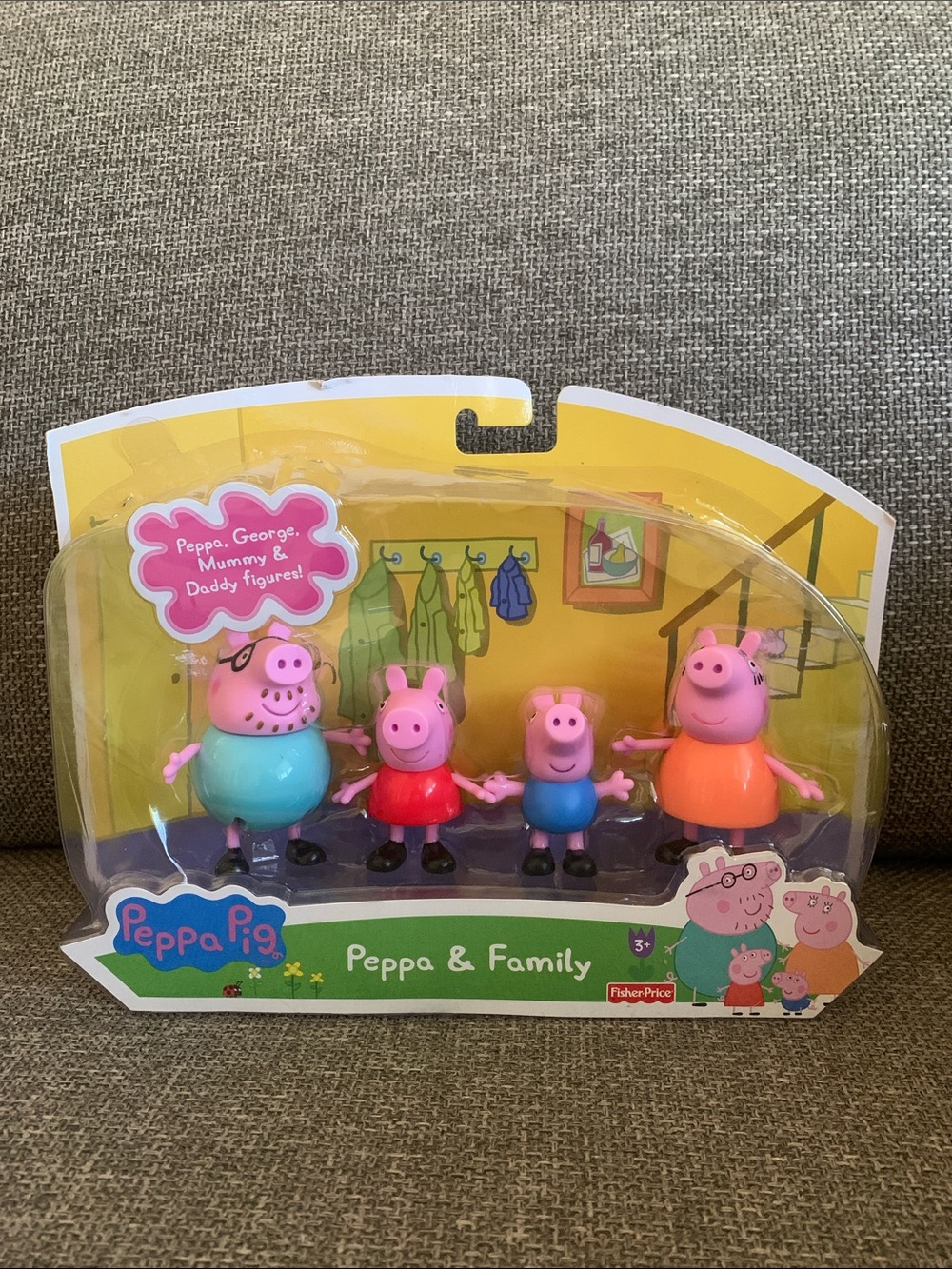 Fisher-Price Peppa & Family Figure Playset New